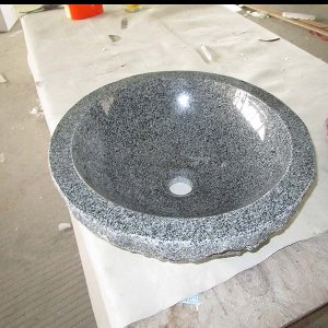 Special Design G654 Padang Dark Granite Sink For FI