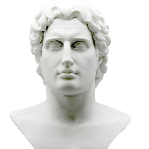 Greek Bust Head Sculpture